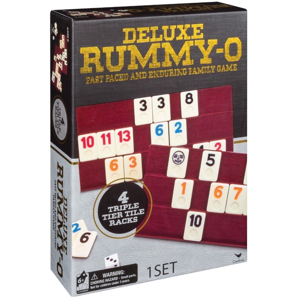 Joc de societate SPINMASTER Remi Deluxe 6035367, 6 ani+, 2-4 jucatori