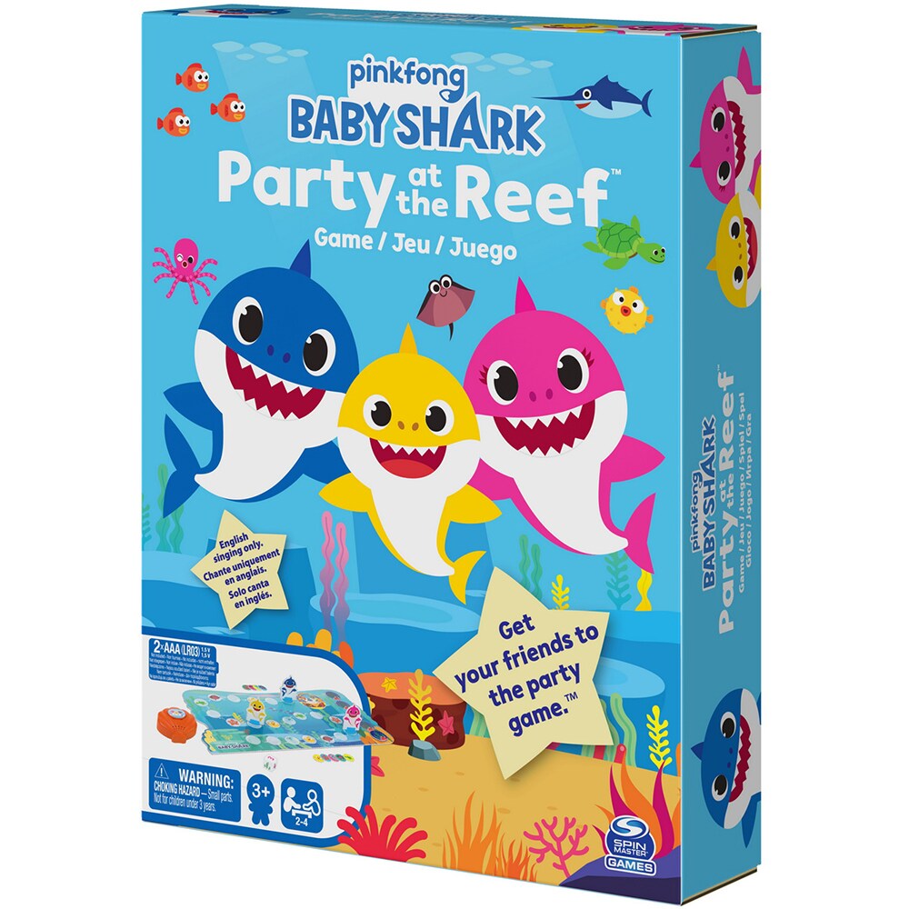Joc educativ SPINMASTER Baby Shark - Petrecere la recif 6059631, 3 ani+, 1 jucator