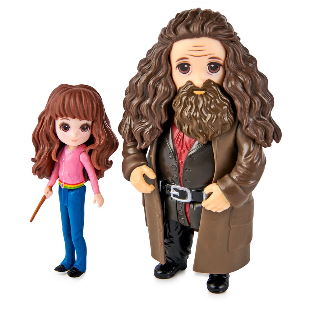 Set figurine SPINMASTER Harry Potter - Rubeus Hagrid si Hermione Granger, 5 ani+, multicolor