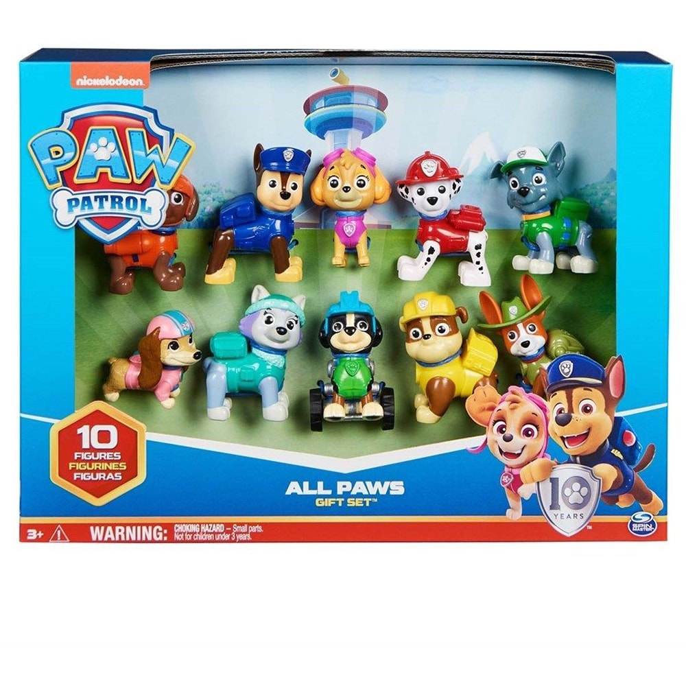 Set figurine PAW PATROL Pachet aniversar, 3 ani+, multicolor