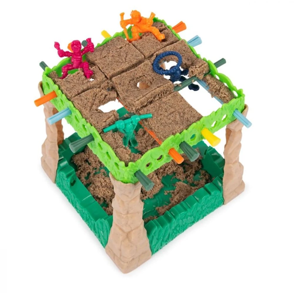 Set nisip kinetic SPINMASTER Joc de aventura 6065695, 4 ani+, multicolor