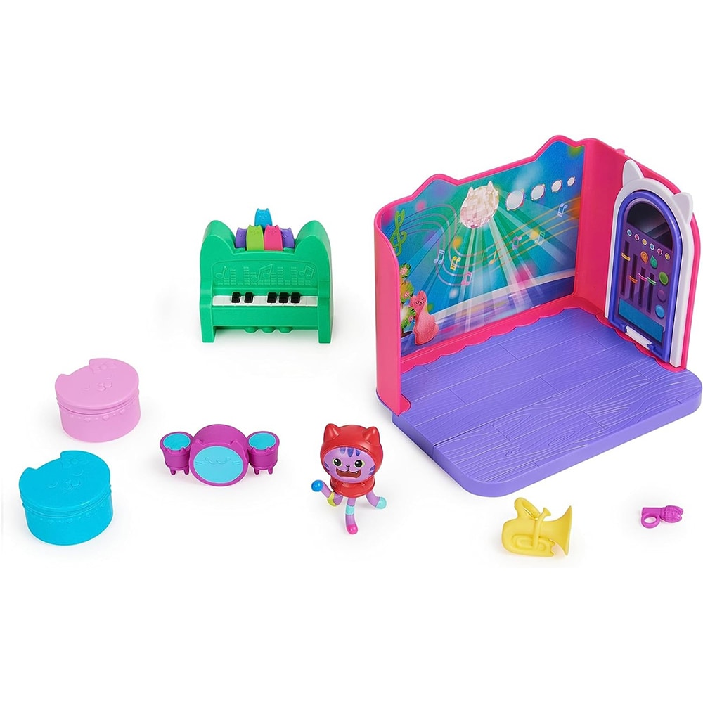 Set frigurina GABBY'S DOLLHOUSE Camera de muzica 6065830, 3 ani+, multicolor