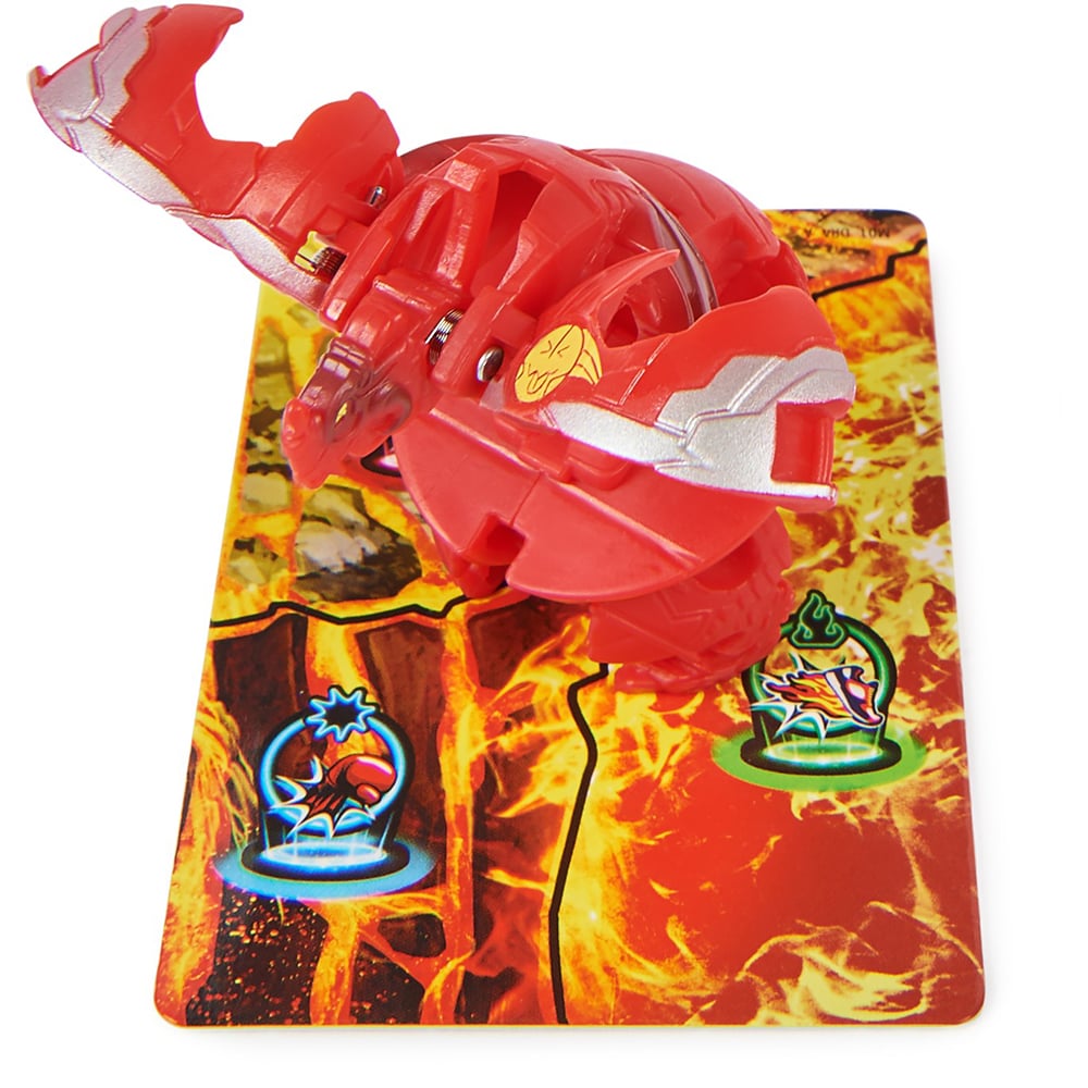Figurina BAKUGAN Titanium Dragonoid 606671620, 6 ani+, rosu-galben
