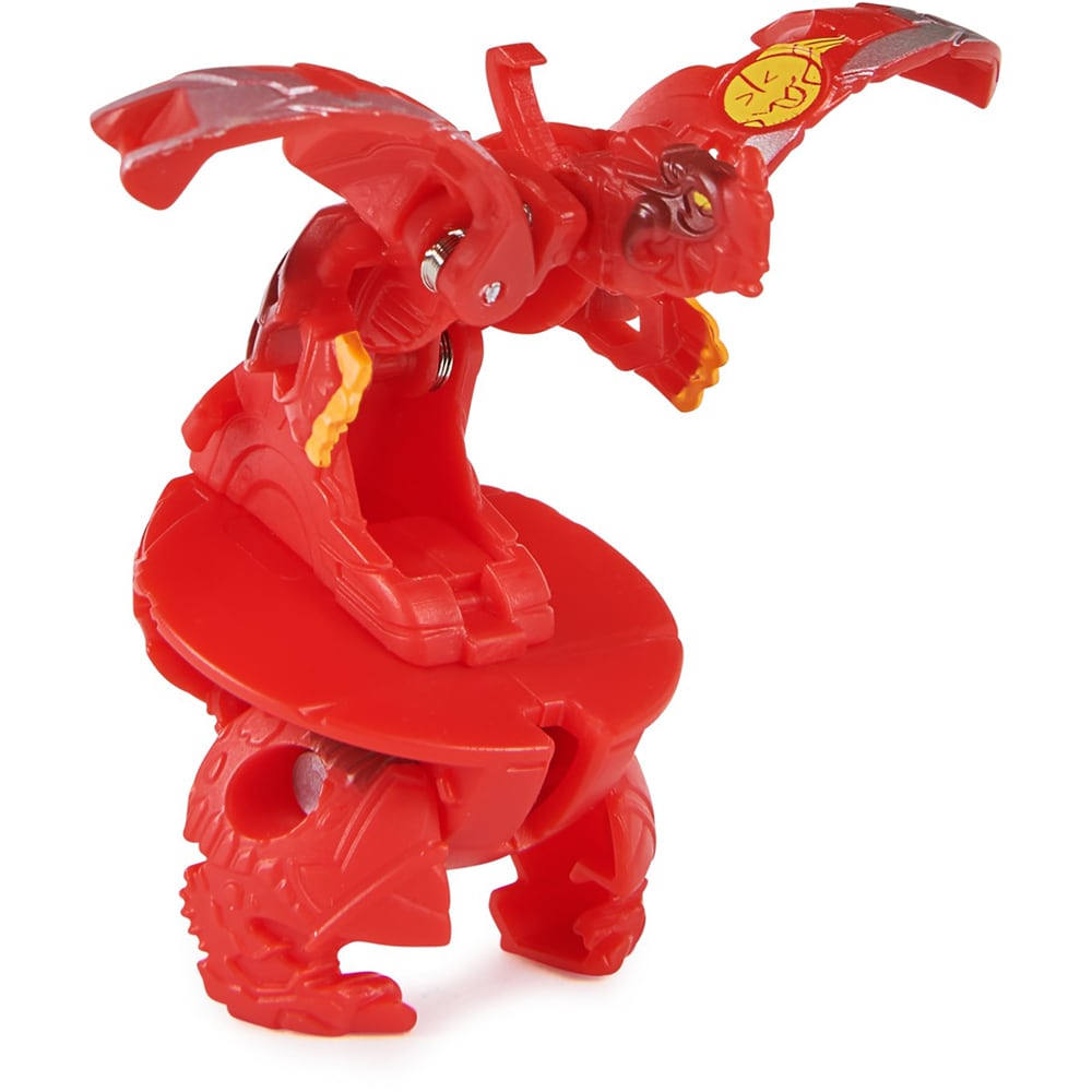 Figurina BAKUGAN Titanium Dragonoid 606671620, 6 ani+, rosu-galben