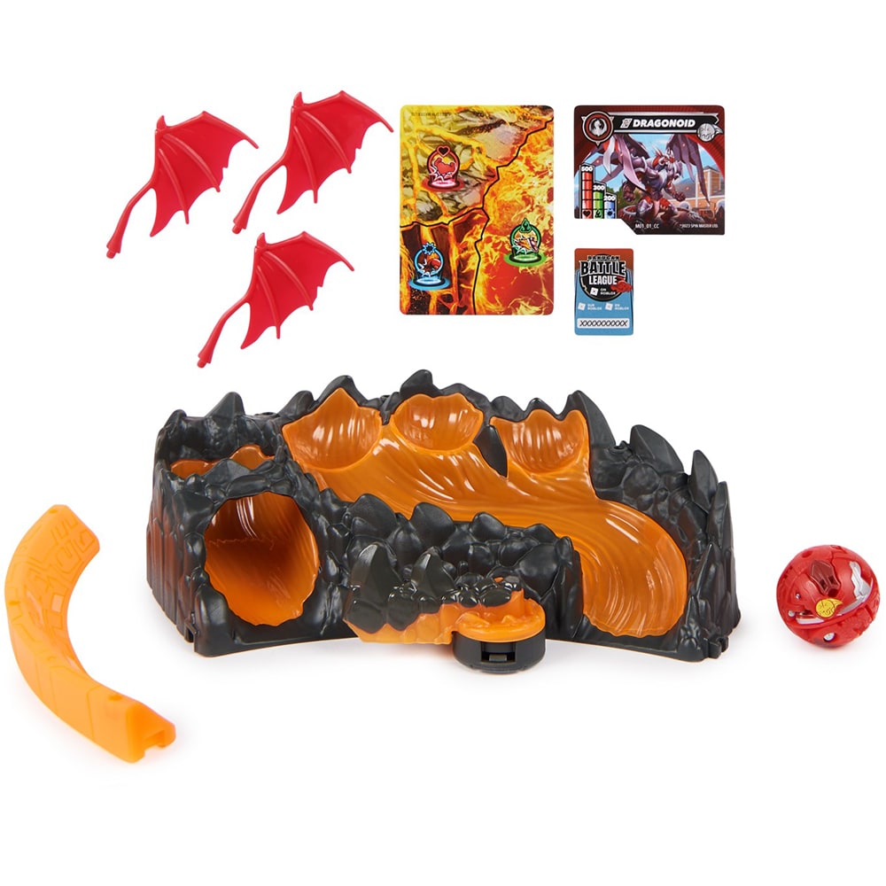 Set figurina BAKUGAN Titanium Dragonoid 606699320, 6 ani+, multicolor