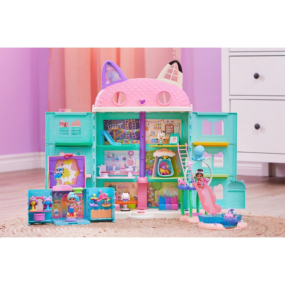 Set figurina GABBY'S DOLLHOUSE Piscina lui Gabby 6067878, 3 ani+, multicolor