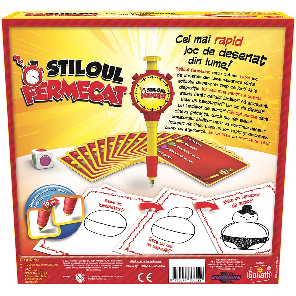 Joc de societate ASMODEE Stiloul fermecat 930802, 8 ani+, 3-6 jucatori