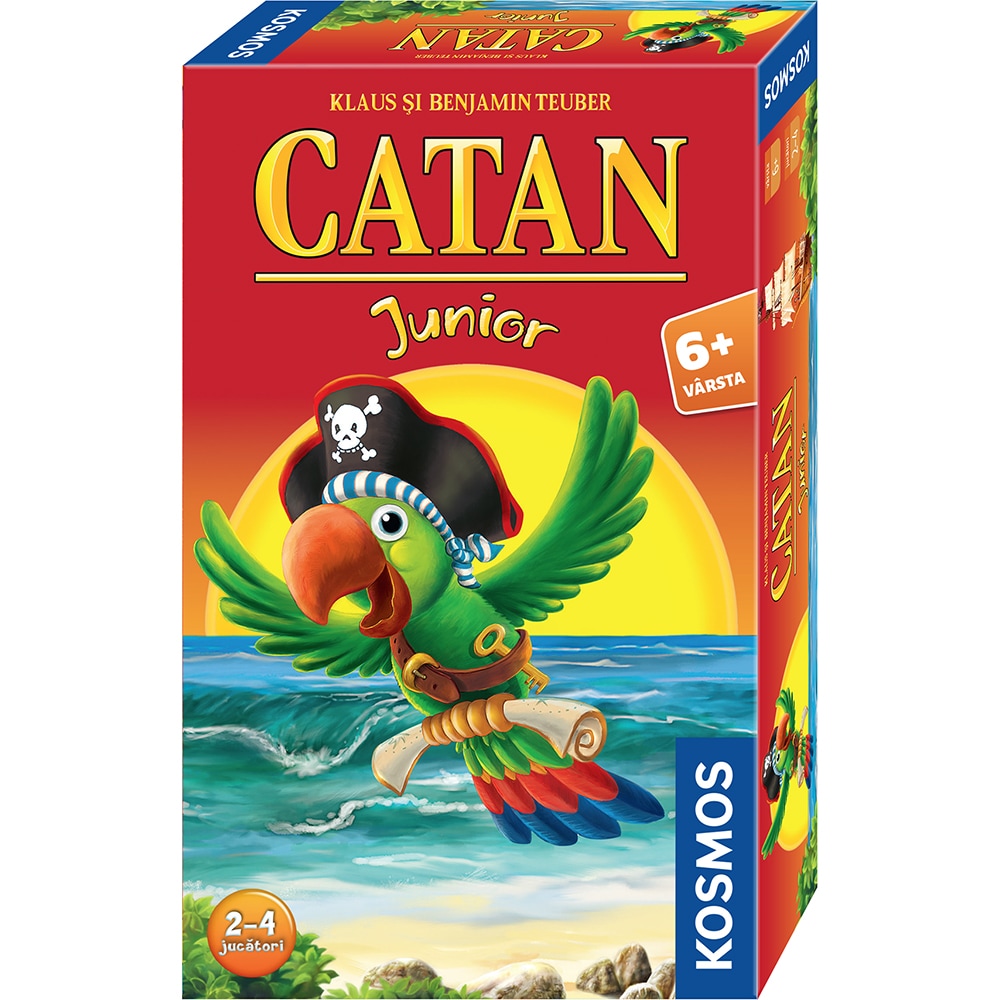 Joc de societate CATAN Junior Mini, 6 ani+, 2-4 jucatori