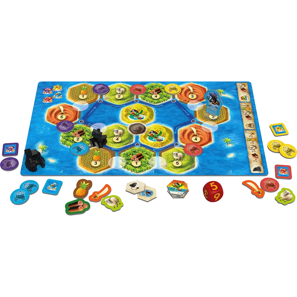 Joc de societate CATAN Junior Mini, 6 ani+, 2-4 jucatori