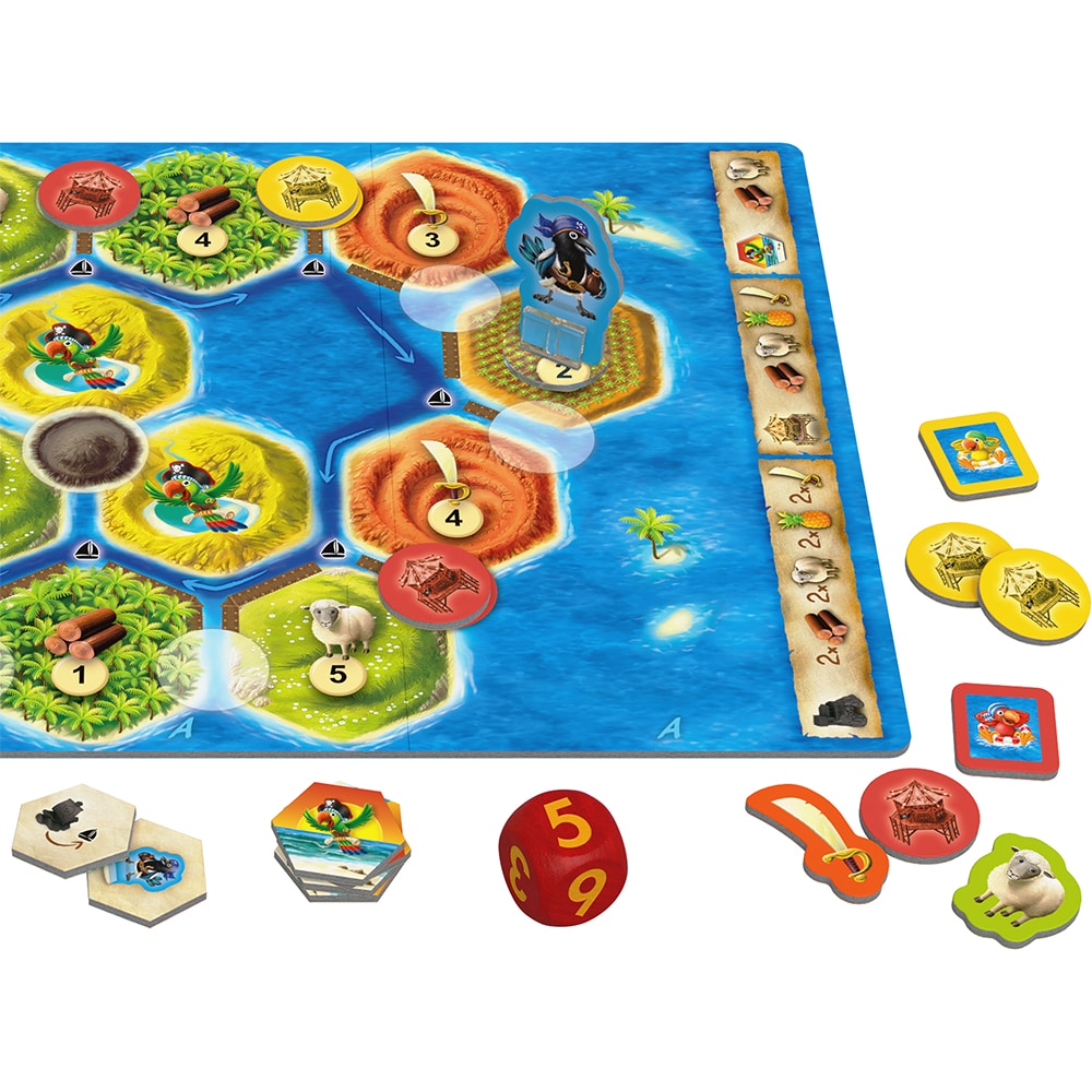 Joc de societate CATAN Junior Mini, 6 ani+, 2-4 jucatori