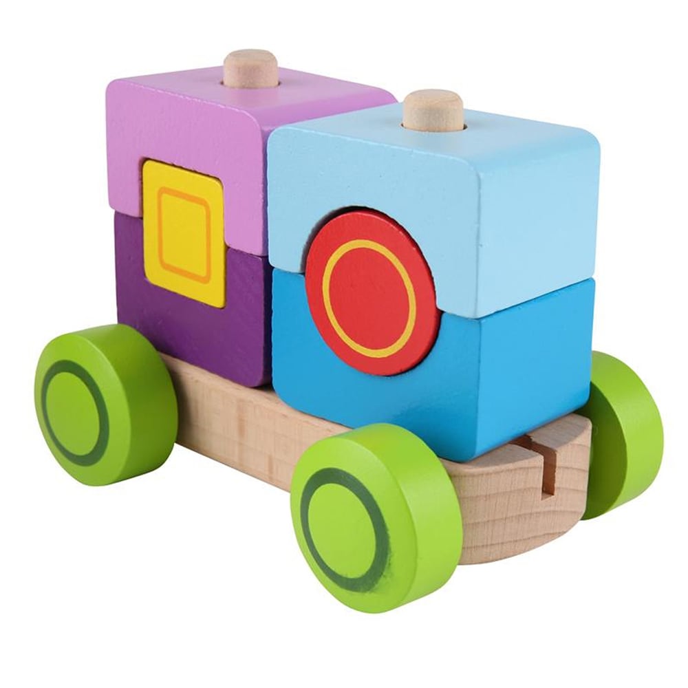 Jucarie de sortat HAPE Trenul Fantasia E0417, 18 luni+, multicolor