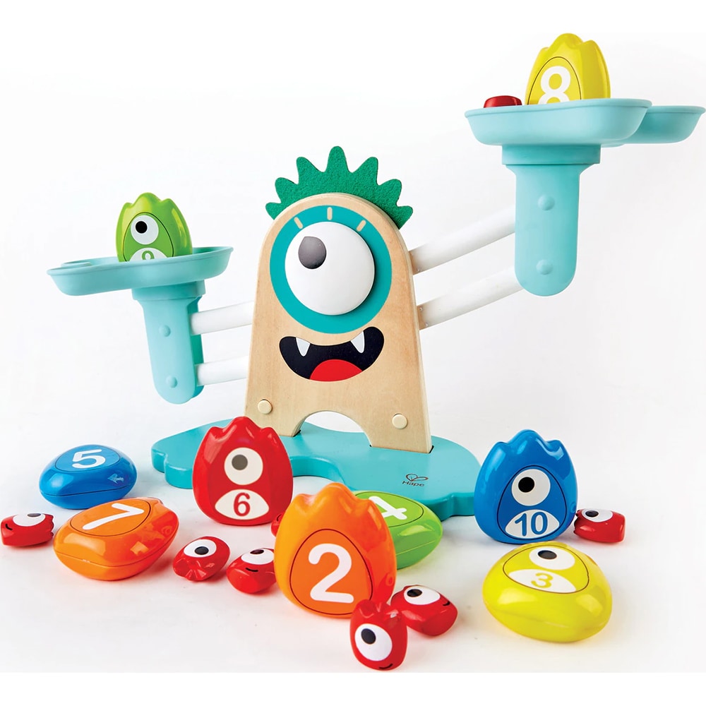 Jucarie educativa HAPE Cantar monstru E0511, 3 ani+, multicolor