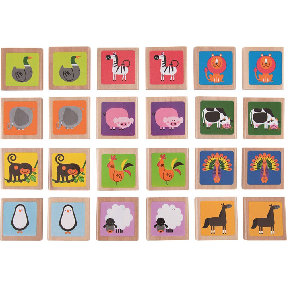 Joc memorie HAPE Animalele E1012, 3 ani+, 1 jucator