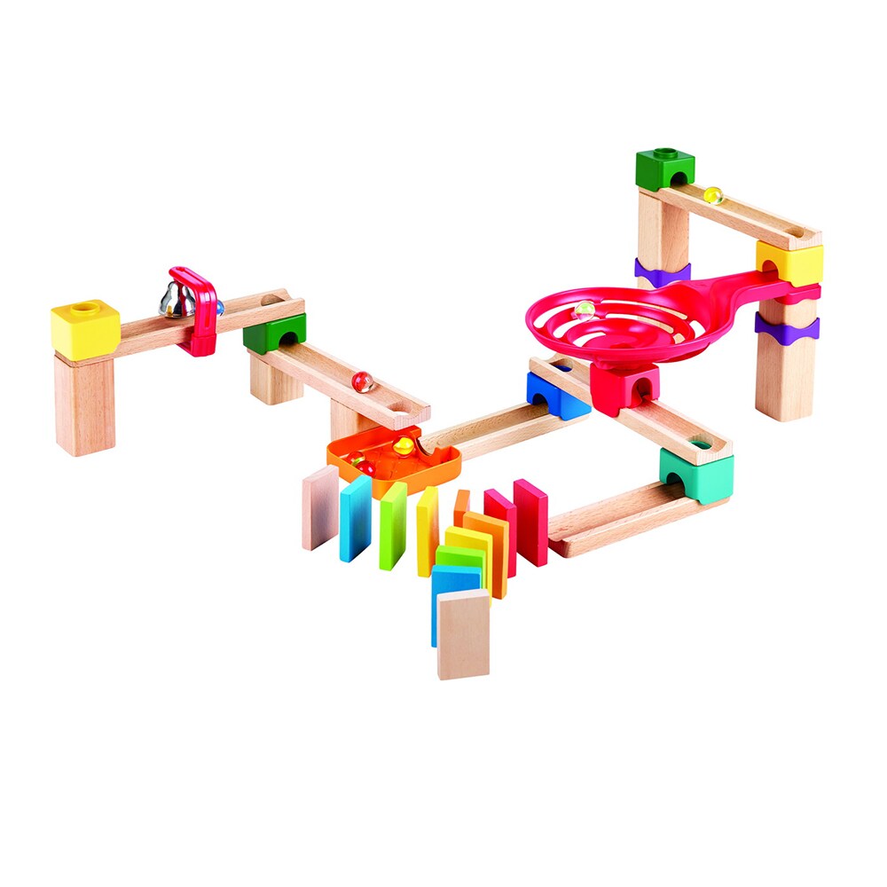 Joc logica HAPE Quadrilla cu piese de domino E1102, 3 ani+, multicolor