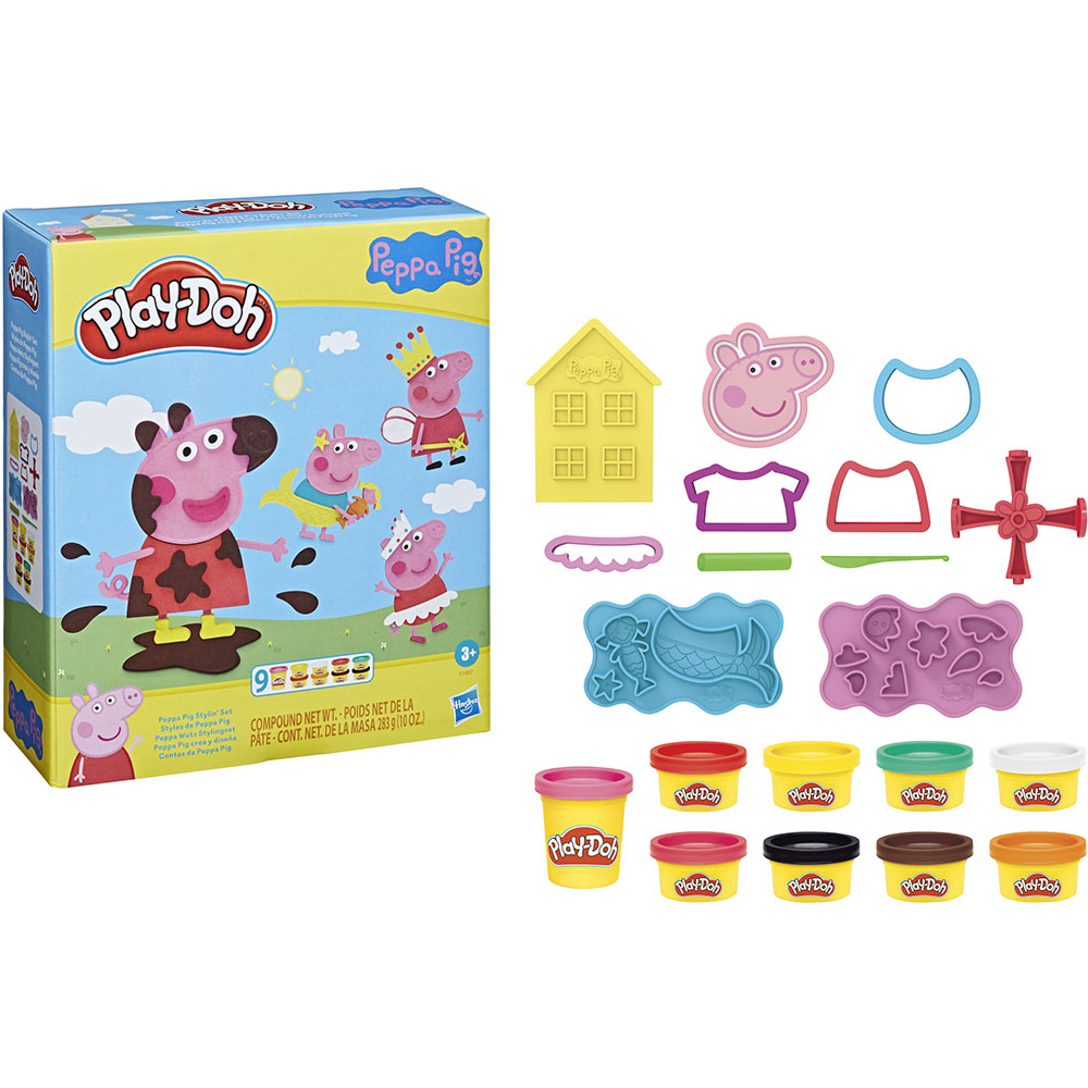 Set plastilina PLAY DOH Peppa Pig F1497, 3 ani+, multicolor