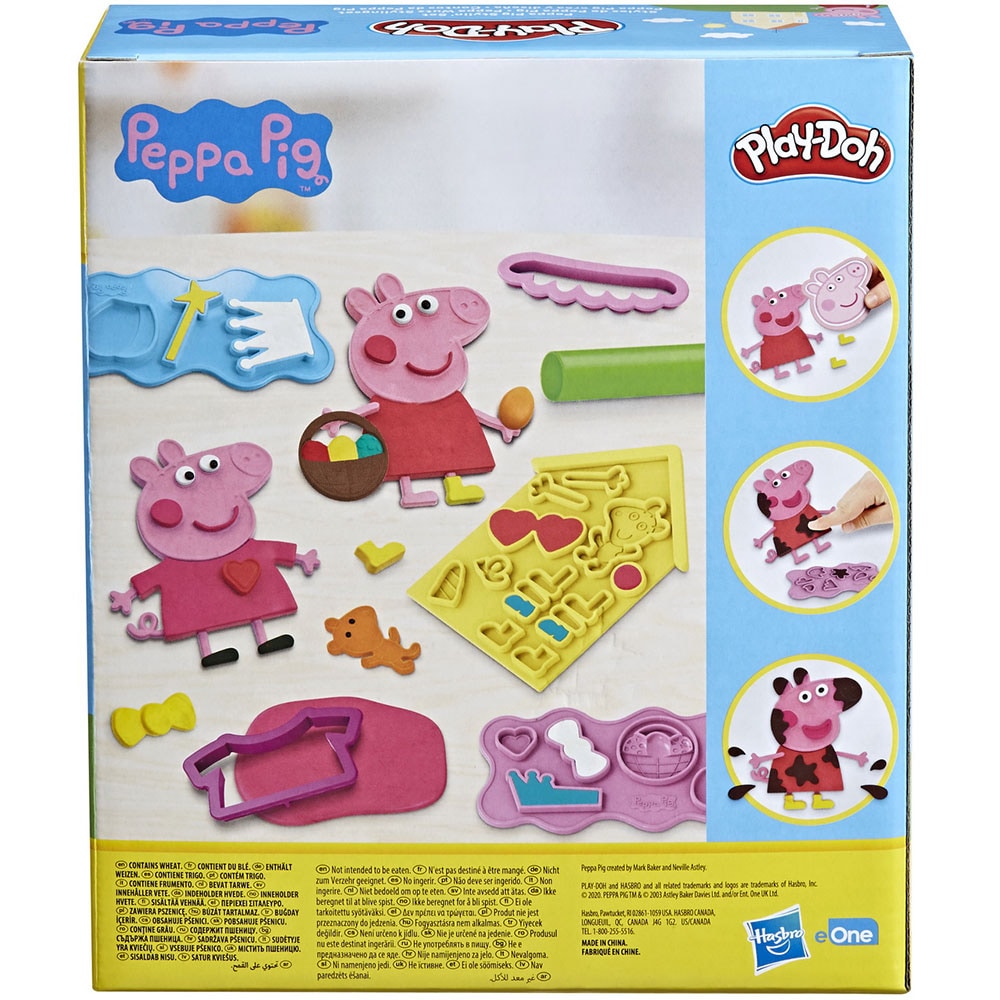 Set plastilina PLAY DOH Peppa Pig F1497, 3 ani+, multicolor