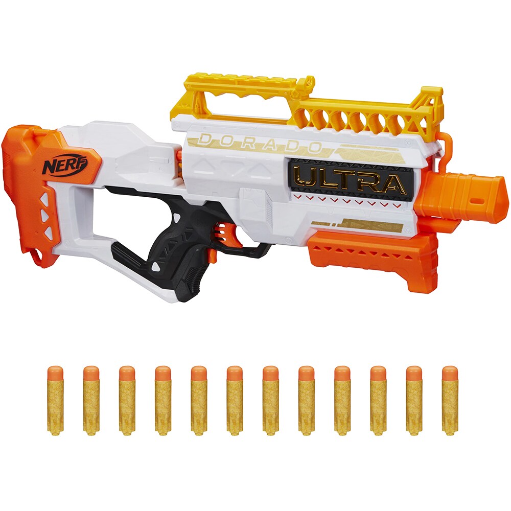 Blaster NERF Ultra Dorado F2017, 8 ani+, alb-portocaliu