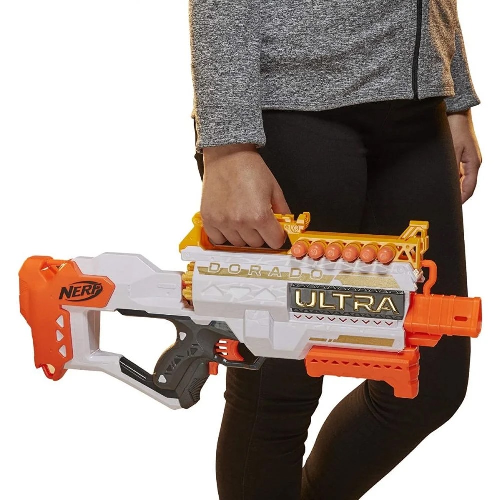 Blaster NERF Ultra Dorado F2017, 8 ani+, alb-portocaliu