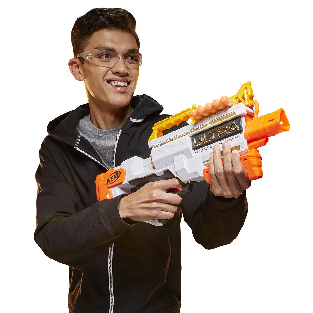 Blaster NERF Ultra Dorado F2017, 8 ani+, alb-portocaliu