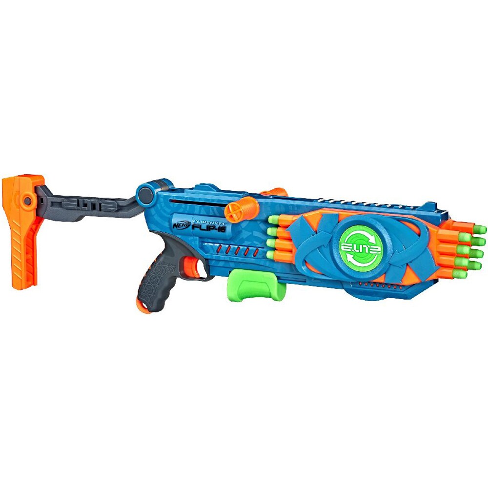 Blaster NERF Elite 2.0 - Flip 16 F2551, 8 ani+, multicolor