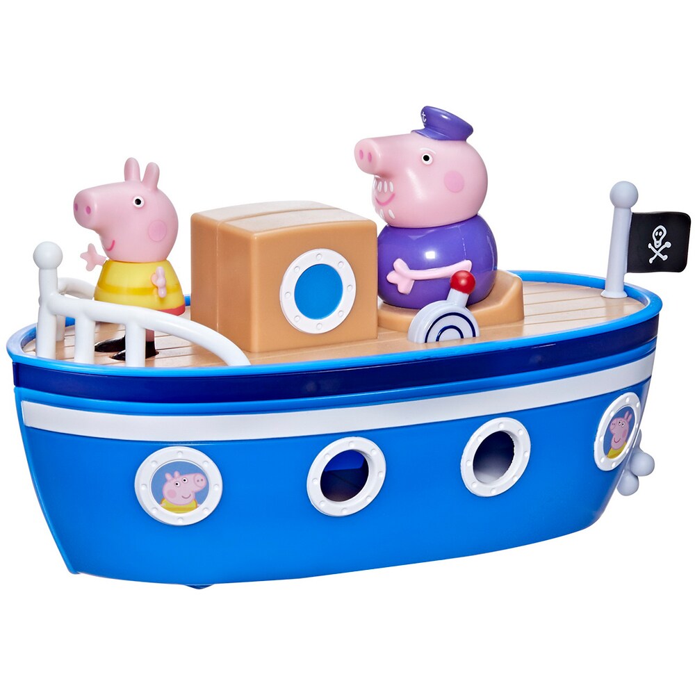 Set figurine PEPPA PIG Barca Bunicului F3631, 3 ani+, multicolor
