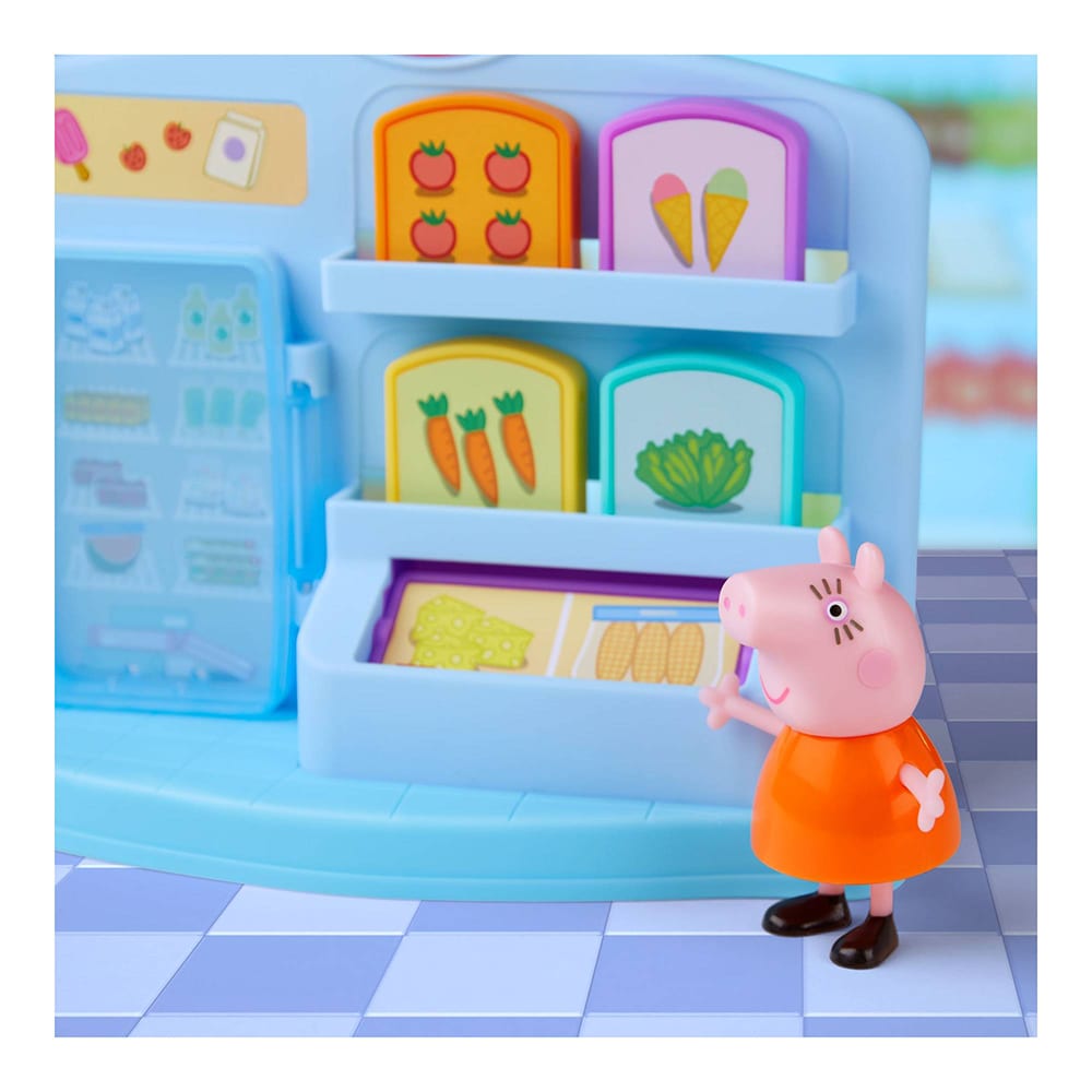 Set figurine PEPPA PIG Supermarket F4410, 3 ani+, multicolor