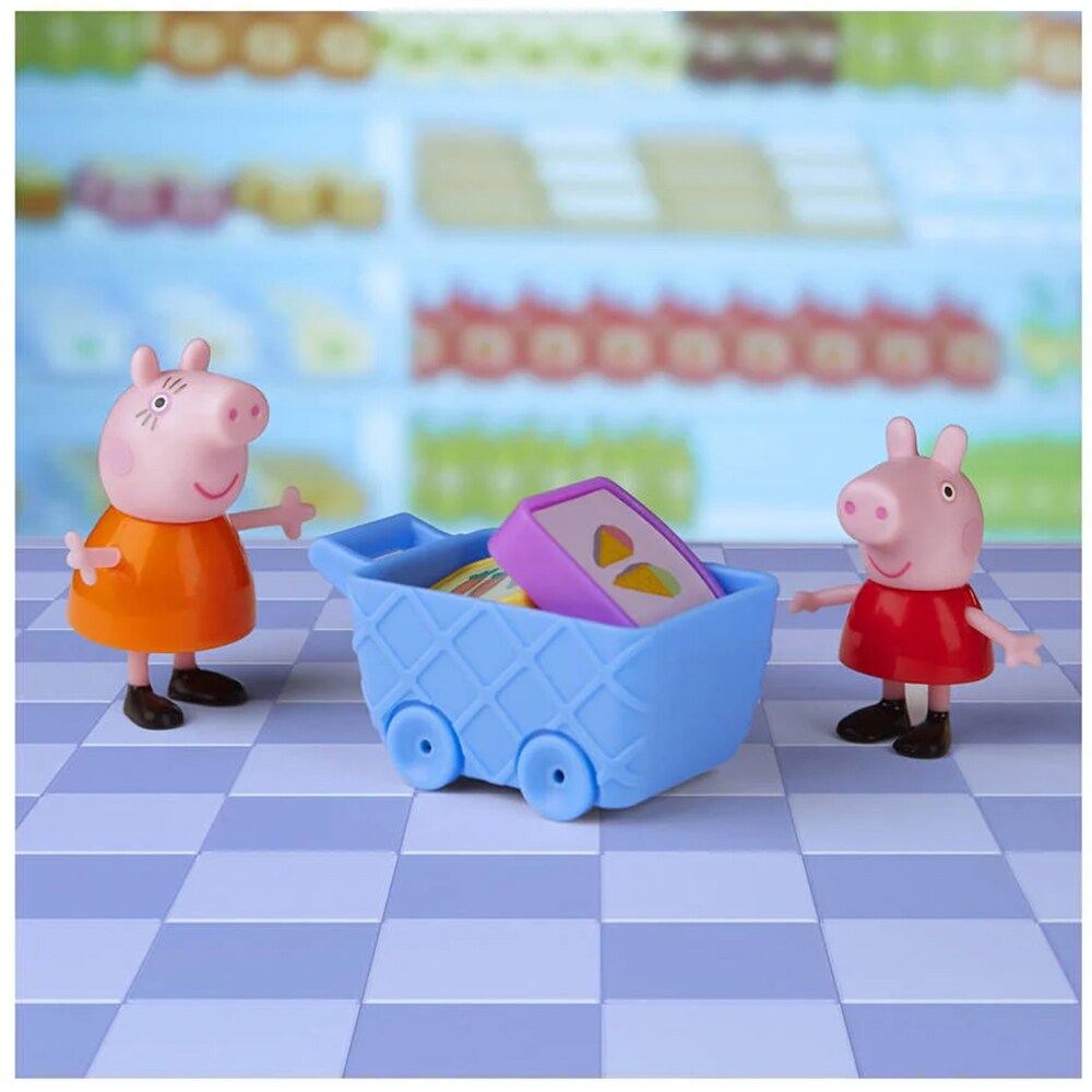 Set figurine PEPPA PIG Supermarket F4410, 3 ani+, multicolor