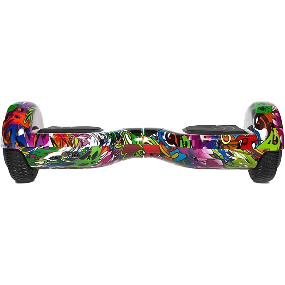 Hoverboard FREEWHEEL Complete Lite, 6.5 inch, viteza 12 km/h, motor 2 x 200W, graffiti mov + geanta transport