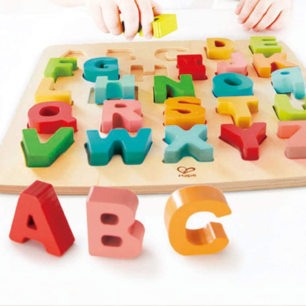 Puzzle HAPE Alfabet Chunky HAPEE1551, 3 ani+, 24 piese