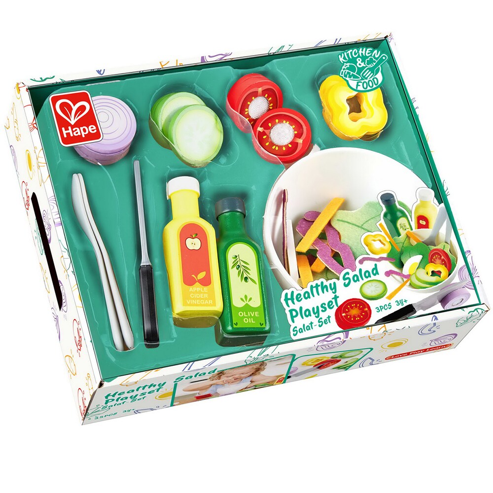 Jucarie de rol HAPE Salata sanatoasa HAPEE3174, 3 ani+, multicolor