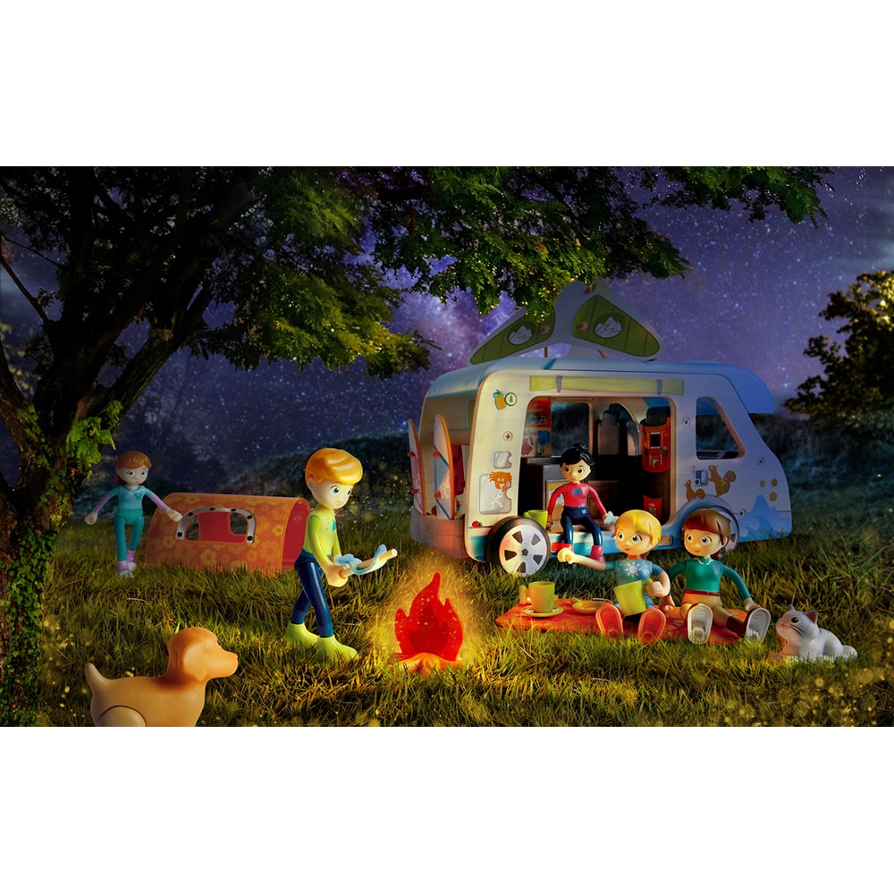 Set HAPE Furgoneta de aventura HAPEE3407, 3 ani+, multicolor