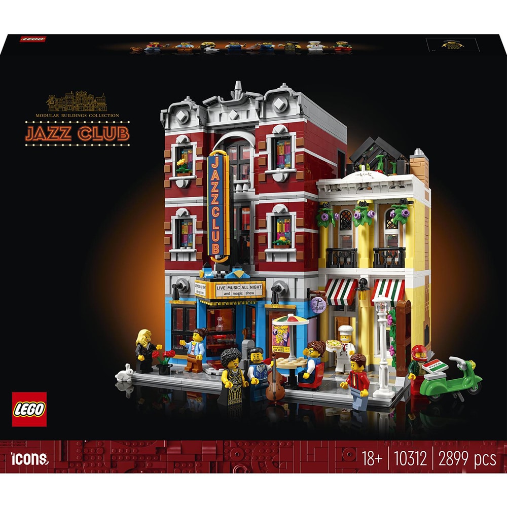 LEGO Icons: Clubul de jazz 10312, 18 ani+, 2899 piese