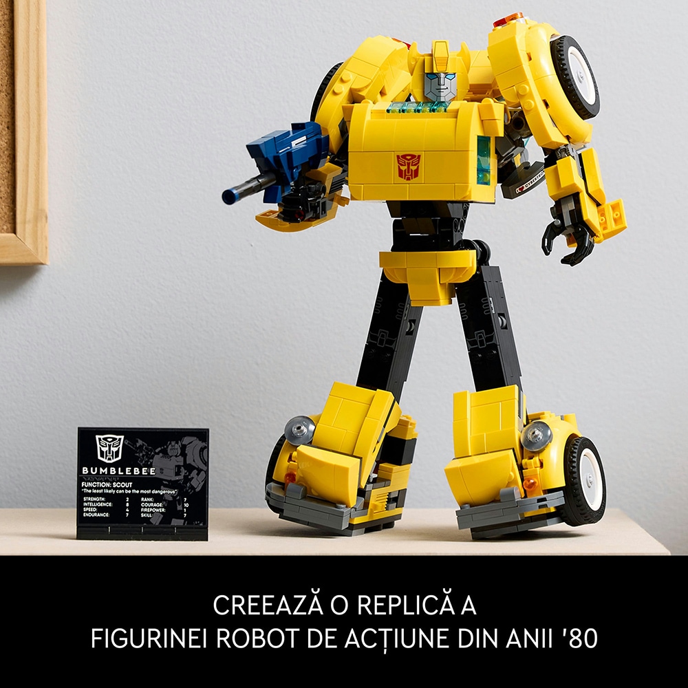 LEGO Icons: Bumblebee 10338, 18 ani+, 950 piese