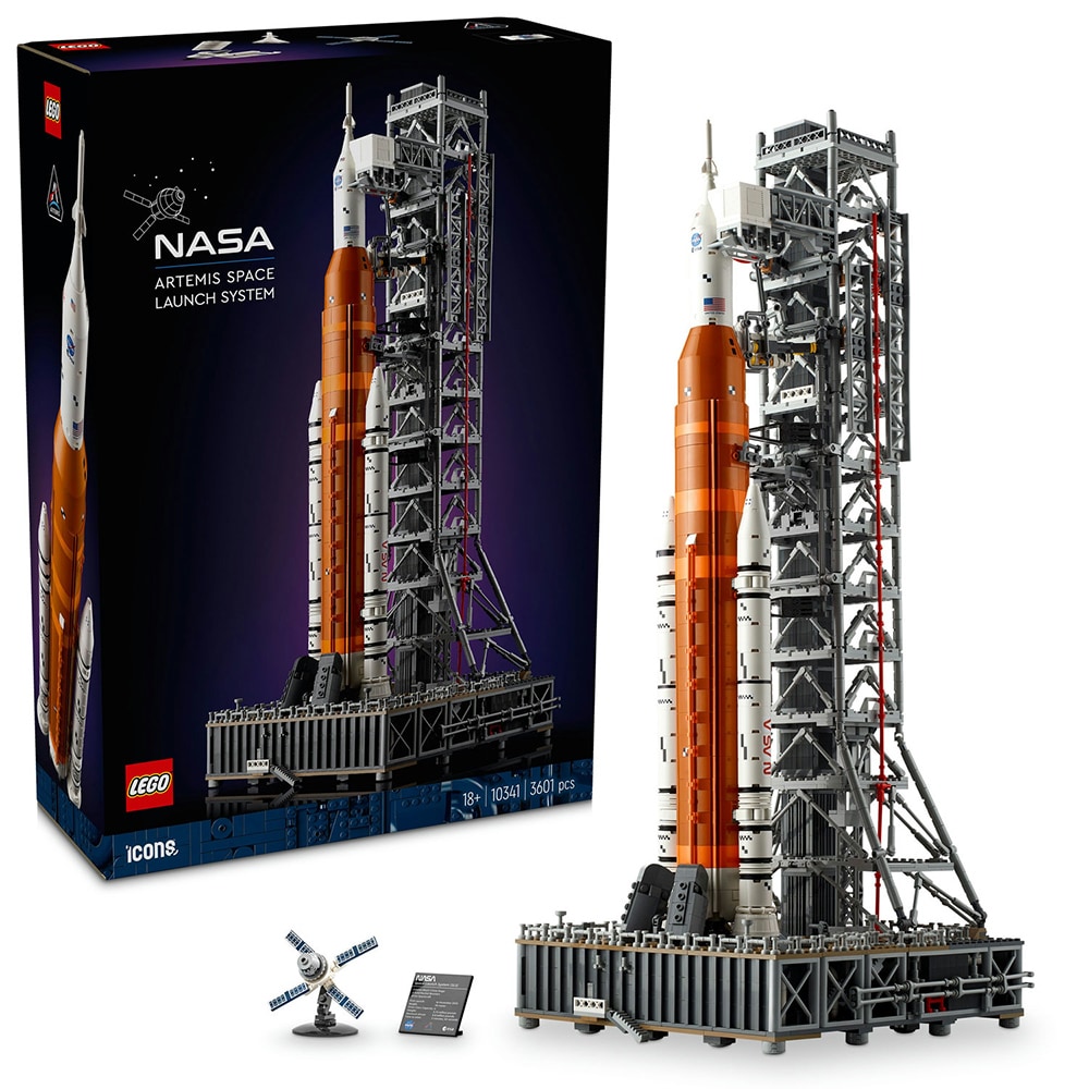 LEGO Icons:  Sistemul de lansare spatiala Artemis al NASA 10341, 18 ani+, 3601 piese