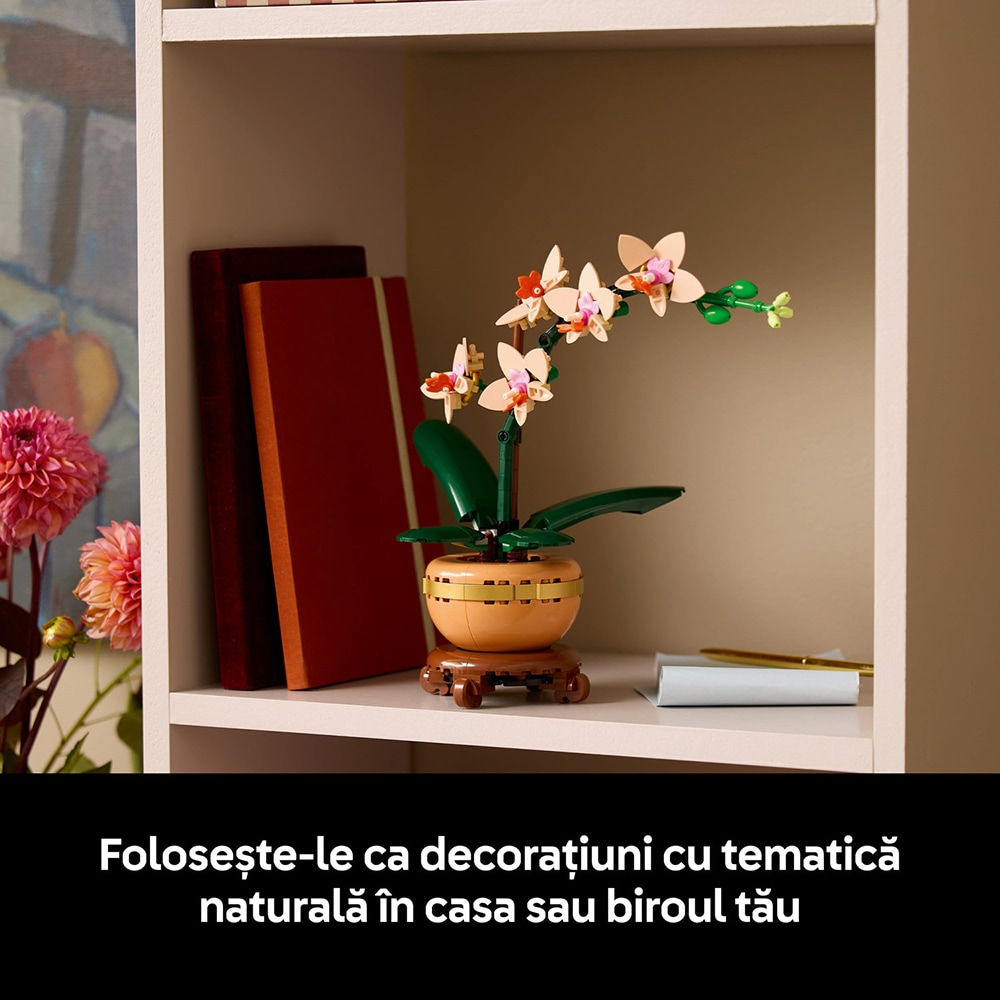 LEGO Botanicals: Mini orhidee 10343, 18 ani+, 274 piese