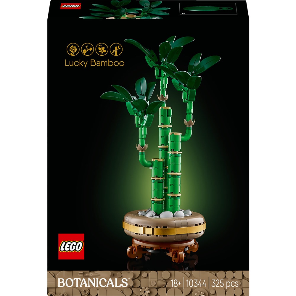 LEGO Botanicals: Bambus norocos 10344, 18 ani+, 325 piese
