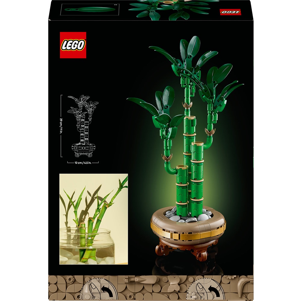 LEGO Botanicals: Bambus norocos 10344, 18 ani+, 325 piese