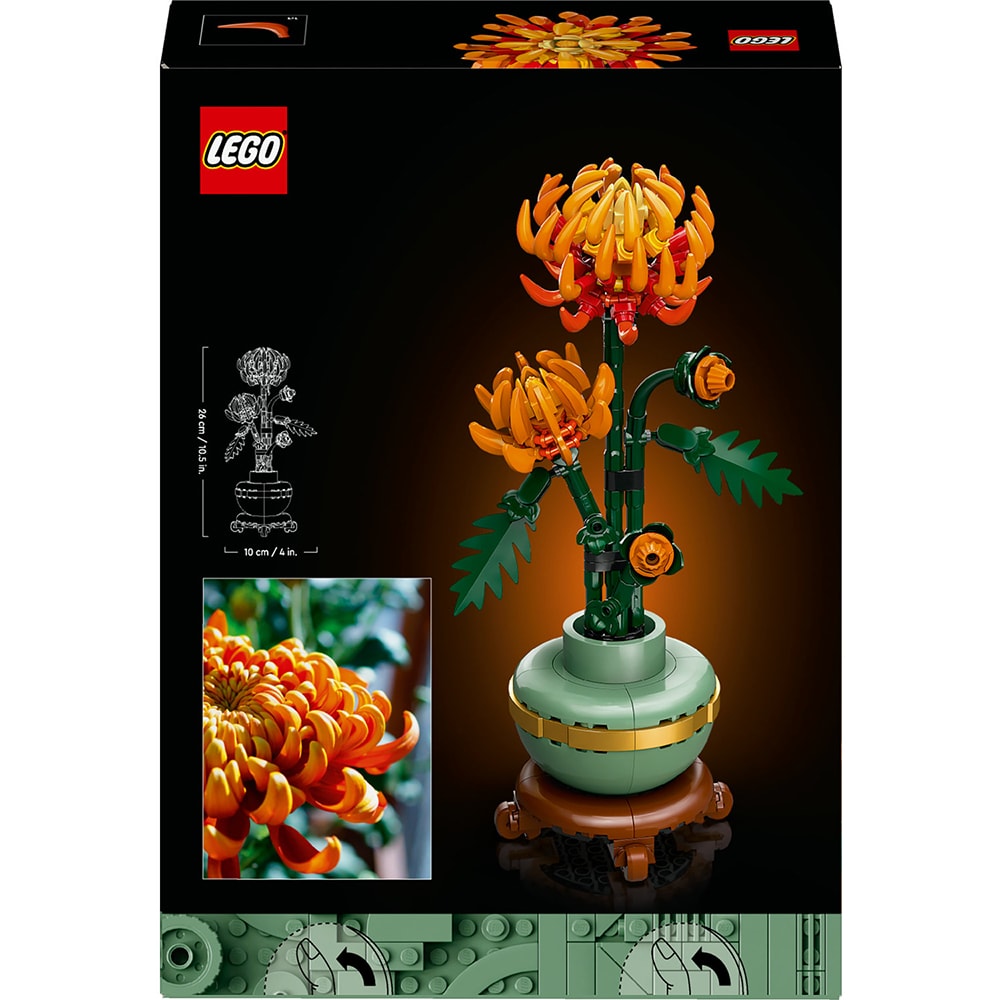 LEGO Botanicals: Crizantema 10368, 18 ani+, 278 piese