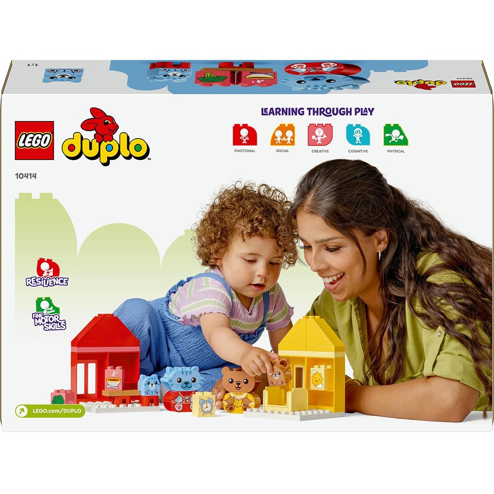 LEGO DUPLO: Rutine zilnice - Mesele si somnul 10414, 18 luni+, 28 piese