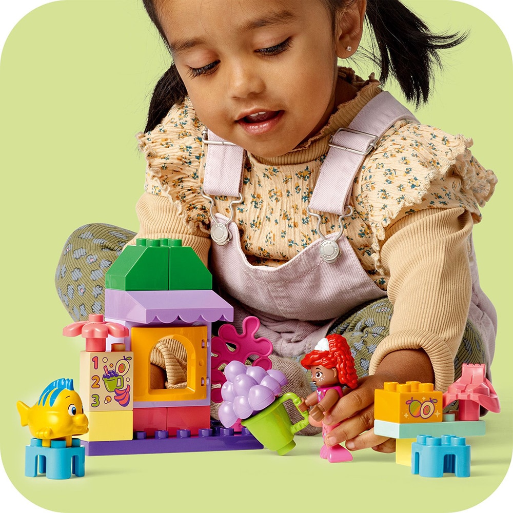 LEGO Duplo: Disney - Chioscul cu cafea al lui Ariel si Flounder 10420, 2 ani+, 22 piese
