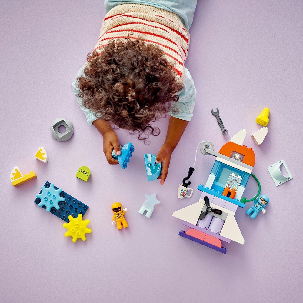 LEGO DUPLO: Aventura cu naveta spatiala 3in1 10422, 3 ani+, 58 piese