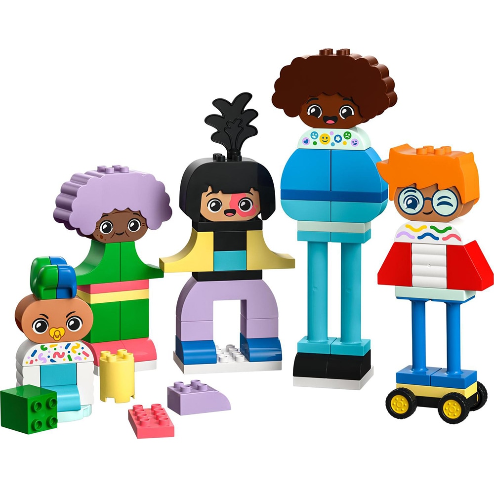 LEGO DUPLO: Oameni construibili cu emotii mari 10423, 3 ani+, 71 piese