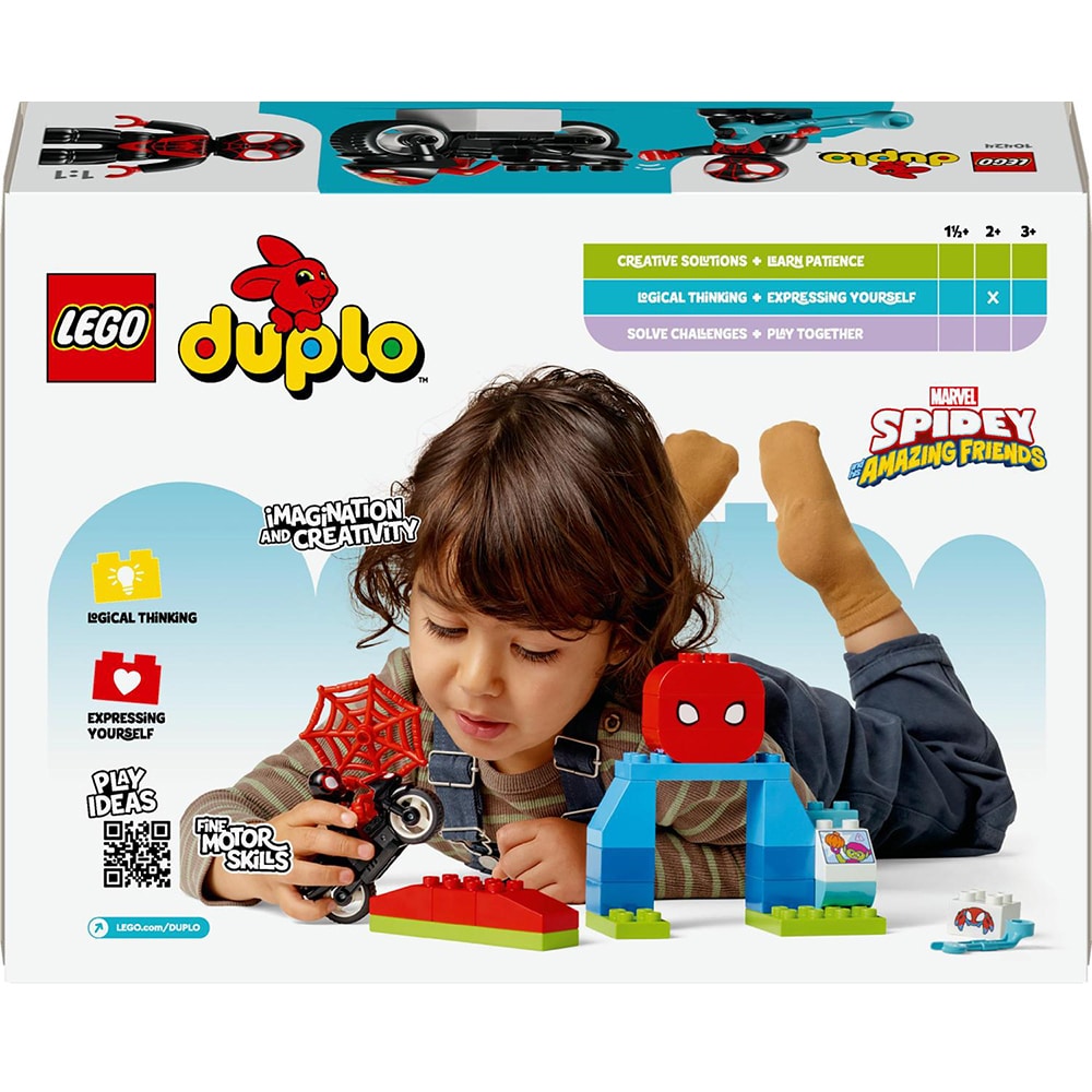 LEGO Duplo: Disney - Aventura pe motocicleta a lui Spin 10424, 2 ani+, 24 piese