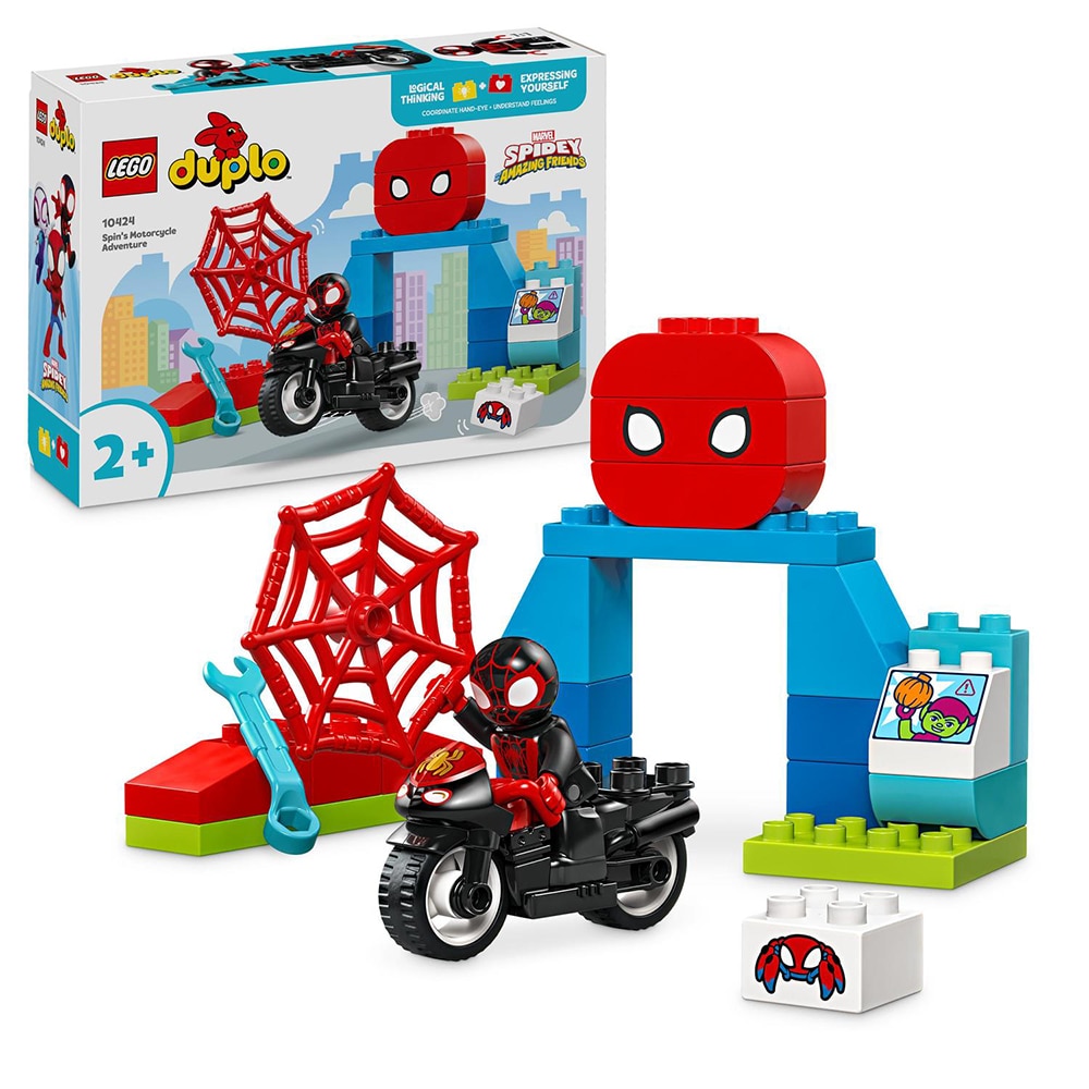 LEGO Duplo: Disney - Aventura pe motocicleta a lui Spin 10424, 2 ani+, 24 piese