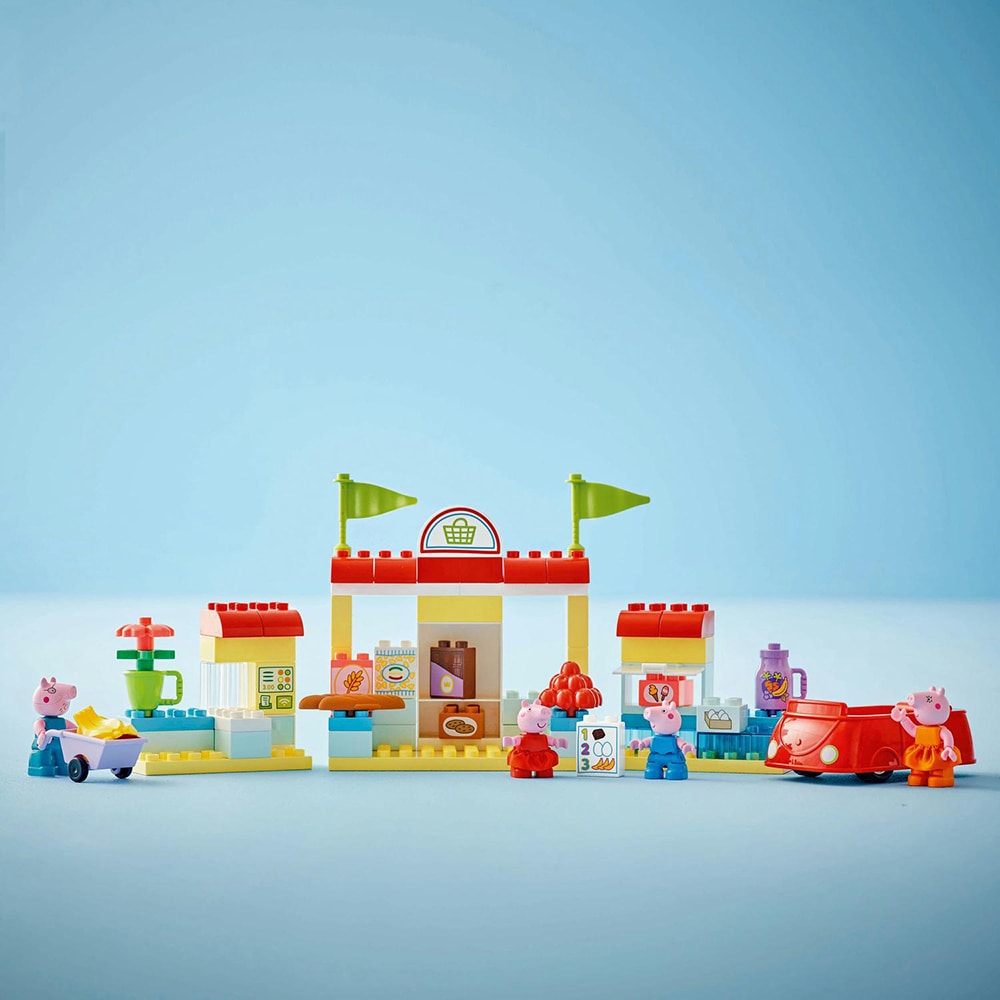 LEGO DUPLO: Supermarketul Purcelusei Peppa 10434, 2 ani+, 70 piese