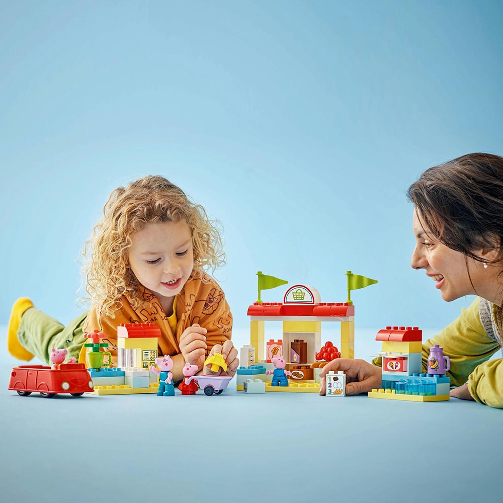 LEGO DUPLO: Supermarketul Purcelusei Peppa 10434, 2 ani+, 70 piese