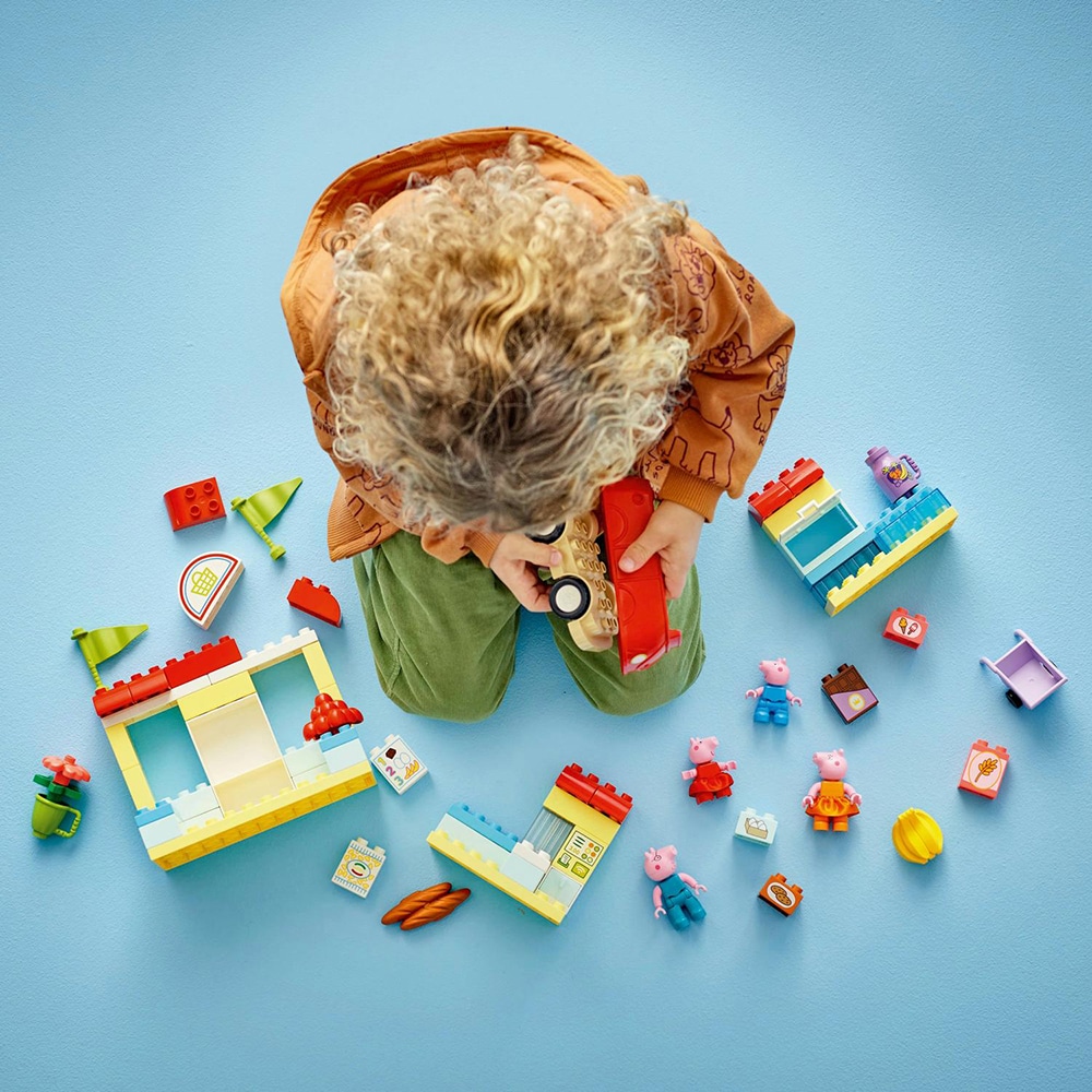 LEGO DUPLO: Supermarketul Purcelusei Peppa 10434, 2 ani+, 70 piese