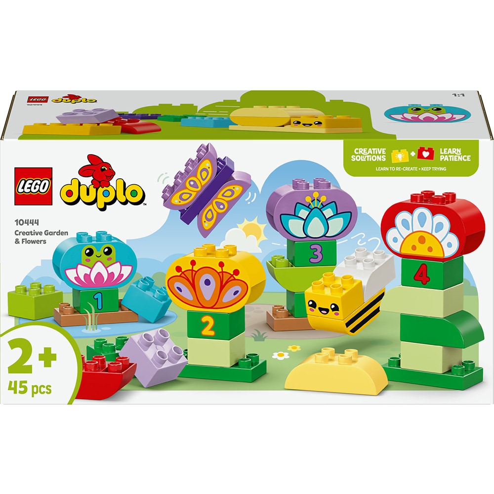 LEGO DUPLO: Gradina si flori creative 10444, 2 ani+, 45 piese