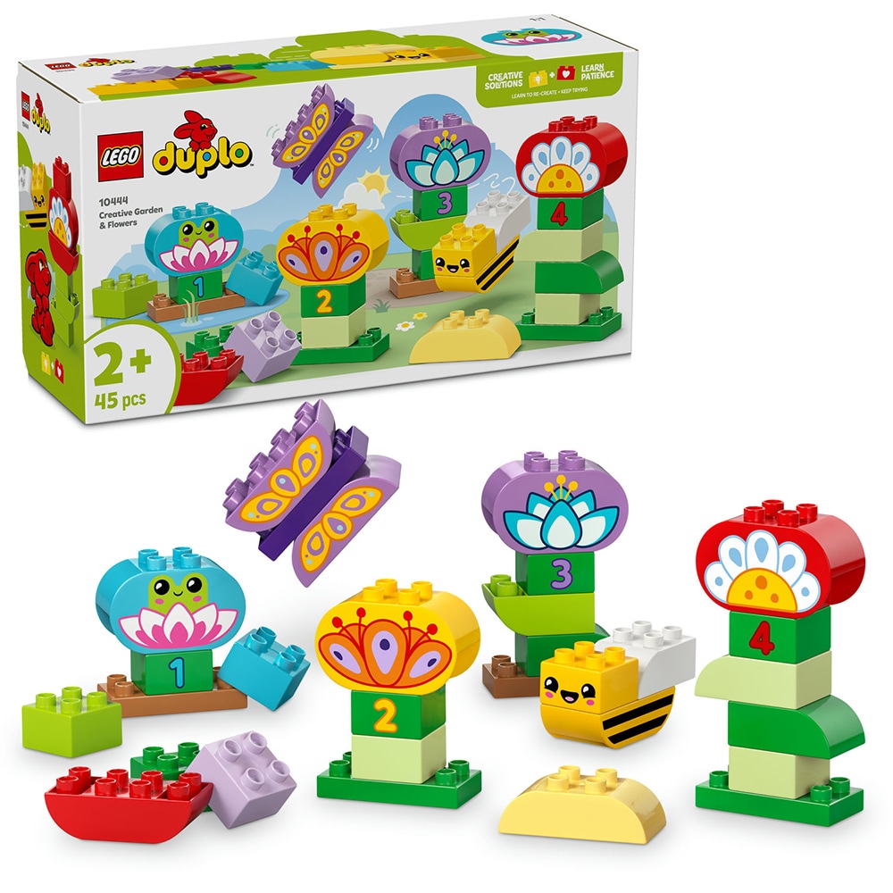 LEGO DUPLO: Gradina si flori creative 10444, 2 ani+, 45 piese