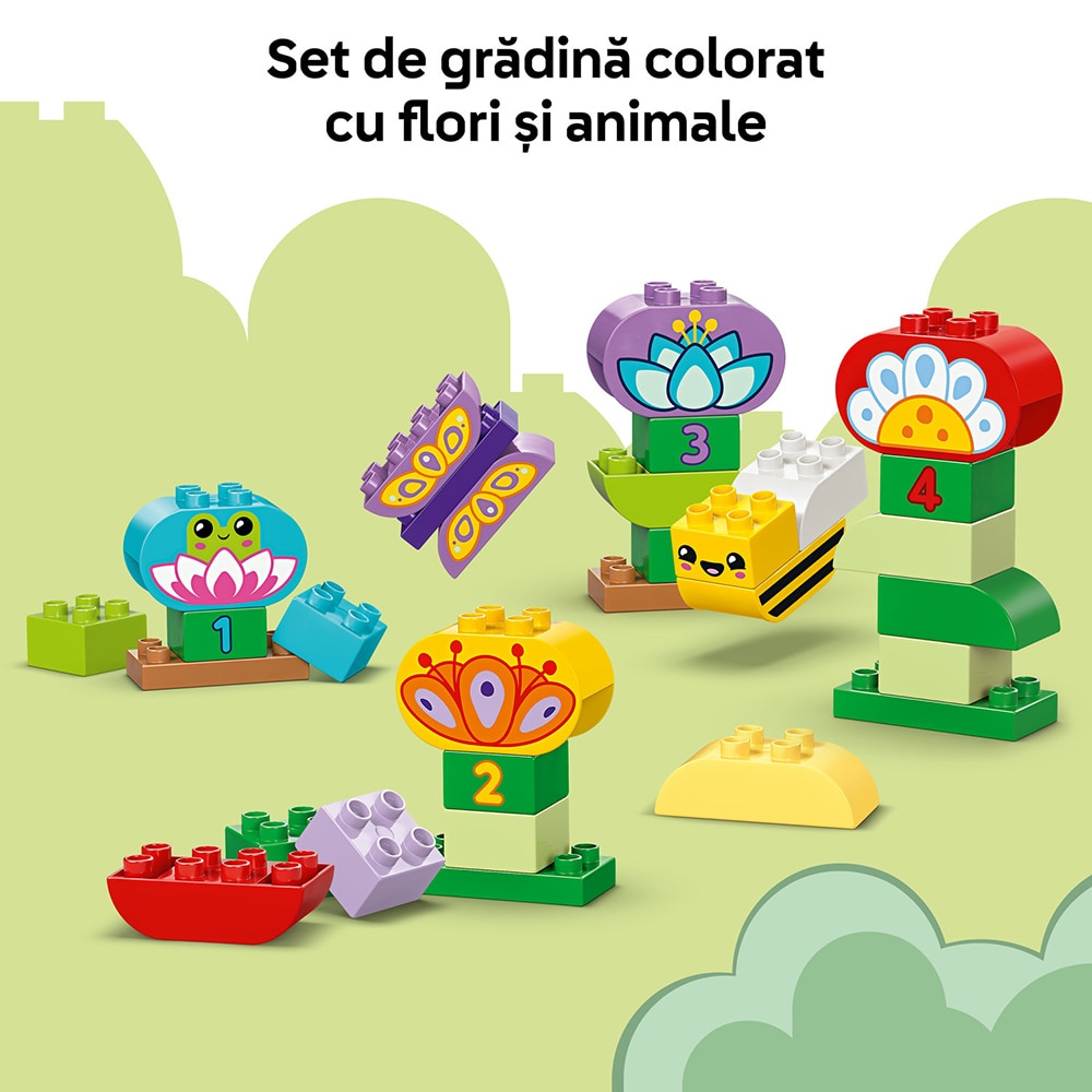 LEGO DUPLO: Gradina si flori creative 10444, 2 ani+, 45 piese